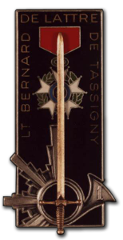 Insigne de la promotion Lieutenant Bernard de Lattre de Tassigny