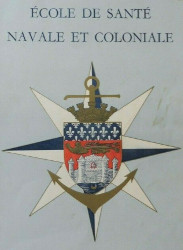 insigne de l'école de santé navale et coloniale de Bordeaux