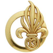 Insigne de béret de la 13e demi brigade de Légion étrangère