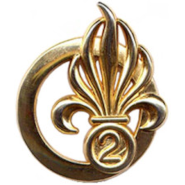 Insigne de béret du 2e régiment étranger de génie