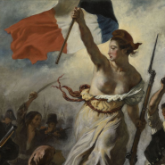 Détail de la liberté guidant le peuple d’Eugène Delacroix