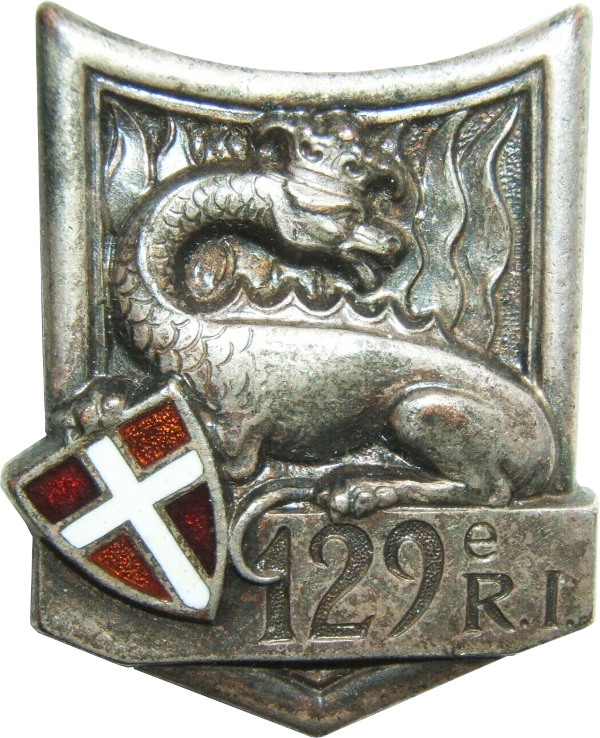 Insigne du 129e régiment d'infanterie