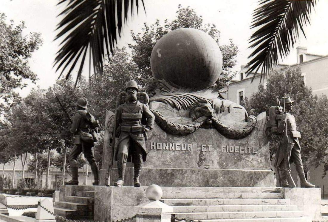 Monument aux morts de la Légion à Sidi Bel Abbes