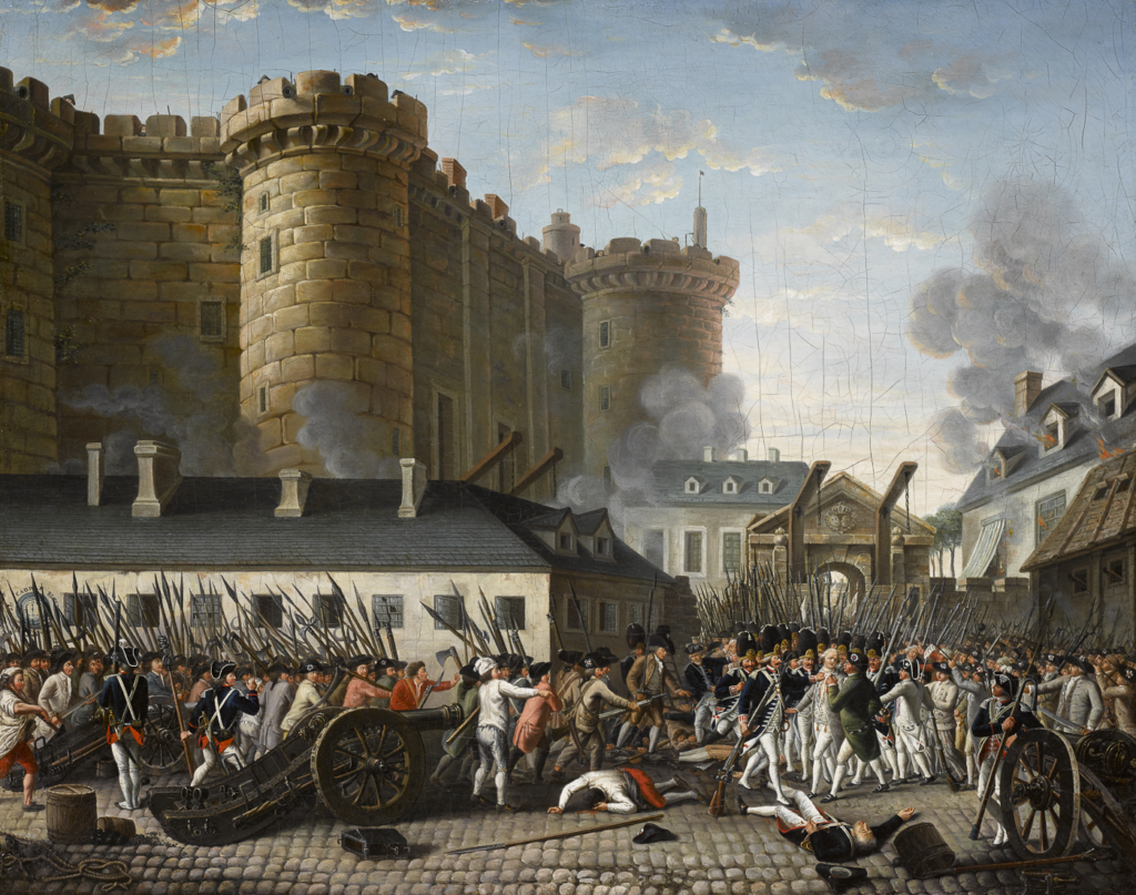 Prise de la Bastille et arrestation du gouverneur M. de Launay