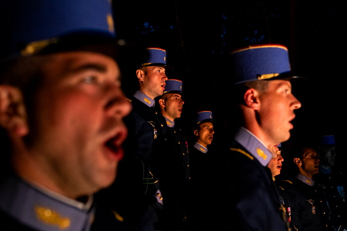 Elèves de l'école militaire interarmes