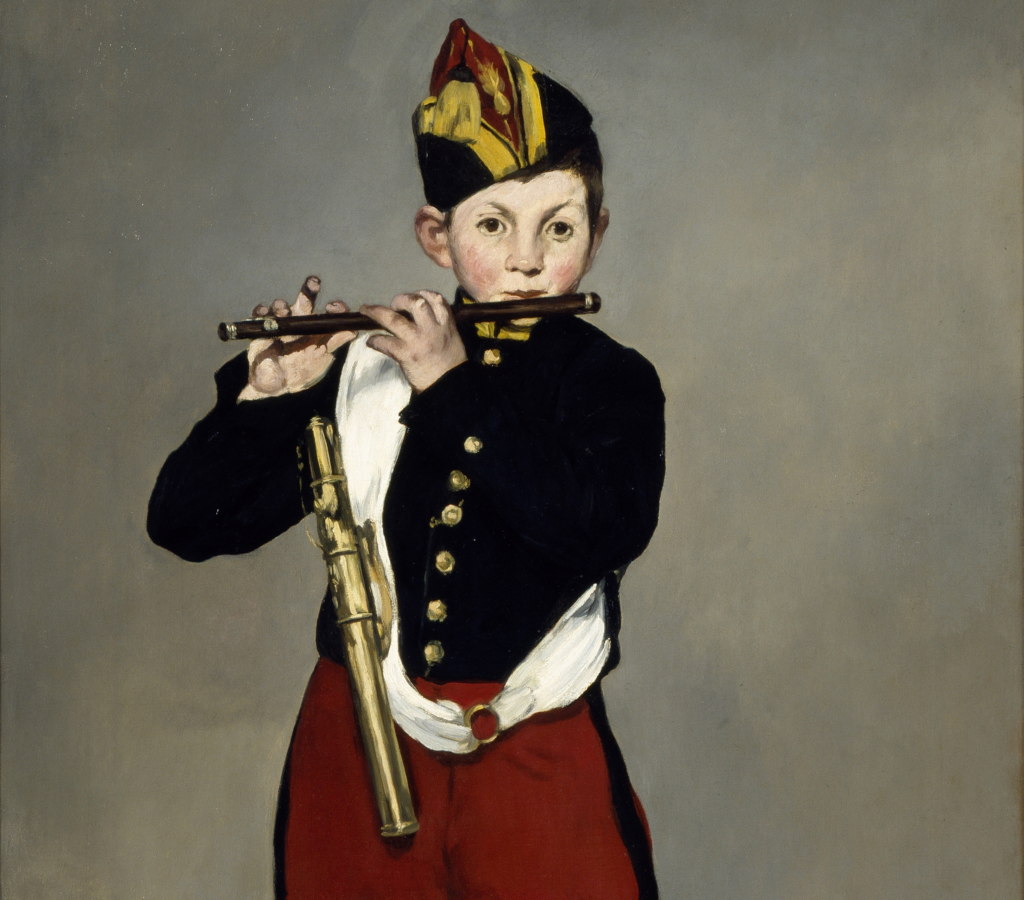 Le fifre, par Manet, 1866