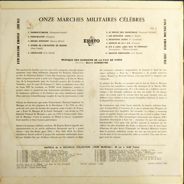 Disque 33Trs 11 marches militaires célèbres