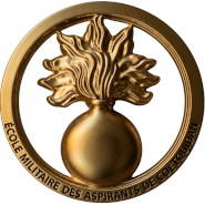 Insigne de béret de l'école militaire des aspirants de Coëtquidan